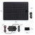 Solar Battery Charger Maintainer, Zuomeng 20W Solar Panel Kit for Dump Trailer Built-in Maintenance Pulse & Intelligent MPPT Charge Controller, Waterproof, Suitable for 12V Lead-Acid Battery