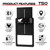RUN-CHICKEN Door T50 – Automatic Chicken Coop Door Opener, Battery Powered & Weatherproof Aluminum, Smart App & Timer Control, Predator Proof, Easy Install, Reliable All-Season Performance (Onyx)