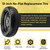 13" Flat Free Wheels for Gorilla Carts, 4.00-6 Solid Tires with 5/8" Bearings & 2.17" Offset Hub, Replacement for Garden Carts, Hand Truck, Yard Trailer, 2 Pack | Vypart