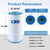 AmiBron C900 Pool Filter Cartridge, Compatible with Hayward CX900RE, PA90, C-8409, Ultra-B6, FC-1292, Posi-Clear PXC-95, L x OD: 17 3/8" x 8 15/16" 90 sq.ft. 1Pack