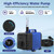Devopet Pond Fountain Pump Kit, 600GPH Submersible Water Pump with Remote Control LED Lights, 3 Spray Patterns, Adjustable Flow, Quiet Operation, for Pond, Garden, Backyard Water Feature