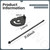 738-0919B Steering Shaft and 617-04094 Sector Gear Kit for MTD Troy Bilt 753-04517 738-0919 738-0919A, With 948-0389 710-1309 Steering Rod Cap, Screw and 941-0656A 741-0656A Pinion Gear & Bushing