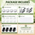 callyan Seed Sprouting Jar Kit, 4 Pack 1000ml/34oz Mason Jars with Stainless Steel Lids, Stand, Tray & Brush for Fresh Sprouts, Home Kitchen, Healthy Meals, Salads, Sandwiches & Family Growing