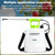 2 Gallon Battery Powered Backpack Sprayer - Rechargeable Electric Garden Sprayer, Comes with an Extra 10FT Hose, 2 Speed Modes, 6 Nozzles, Telescopic Wand, Backpack & Shoulder Sprayer for Lawn Yard
