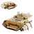 Multifunctional Wicker Picnic Basket Set for 2 Adults with Blankets & Table