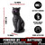 Halloween Animatronics Decorations, 15.7'' Animated Black Cat Decor with Light Up Eyes, Realistic Creepy Meows, Spinning Head, Sound & Motion Activated Haunted House Horror Props for Indoor Outdoor
