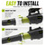 Grasstigon 13A Electric Leaf Blower Corded, 600CFM / 250MPH, 2 Speed Modes