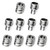 5 Sets 3/4 GHT Stainless Steel Garden Hose Quick Connect Fittings Set