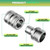 5 Sets 3/4 GHT Stainless Steel Garden Hose Quick Connect Fittings Set