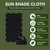 Shade Cloth for Garden, 90% Shade Tarp with Grommets, 10x20FT