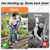 AgroPro Hoe Garden Tool, Heavy Duty Garden Hoe for Weeding, Metal Garden Hoe with Long Handle, 58 Inches