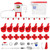 Complete Set Pipeline Automatic Chicken Waterer System, 3 Gallon Poultry Waterer with 8 Drinking Cups, 8 Nipples, 47" Hoses, 110" PVC Pipes for Chicken Coop, Chicken Water Dispenser (63 Accessories)