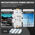 63Amp 110V AC Mini ATS Automatic/Manual Transfer Switch, 2Pole G2R Solar Auto Dual Power Changeover Switch for Home, Din Rail Mounted 50/60Hz CE Certified for Rv, Lv, Cn Public/Backup Power