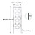 Thealyn 4 Pack 48" x 12.5" Metal Trellis for Potted Plants and Planters