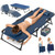 ZENPETIO Tanning Chair with Face Hole, 5-Position Folding Lounge Chairs