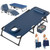 ZENPETIO Tanning Chair with Face Hole, 5-Position Folding Lounge Chairs
