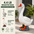 RiKoDaM Large Porch Goose Statue,Resin Front Porch Goose Decor,20In,White