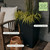 Veradek Pure Series Taper Planter - Tall Tapered Outdoor Planter with Shelf