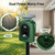 Solar Powered Cat Repellent Ultrasonic Deer Repellent 360 Degree Animal Deterrent Waterproof Squirrel Repeller with Flashing Light Outdoor Skunk Repellent Outdoor Yard Lawn Garden (Lemon)