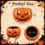 Thyle Halloween Pumpkin Planter Resin Large Jack O Pumpkin Resin Flower Pot