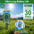 Upgraded Solar Ultrasonic Animal Repellent,360° Cat Repellent Outdoor with Motion Sensor,IP65 Waterproof Dog Repeller with Flash Light to Drive Away Rabbit Deer Squirrel Skunk for Yard Garden Lawn