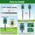 Upgraded Solar Ultrasonic Animal Repellent,360° Cat Repellent Outdoor with Motion Sensor,IP65 Waterproof Dog Repeller with Flash Light to Drive Away Rabbit Deer Squirrel Skunk for Yard Garden Lawn
