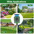 Upgraded Solar Ultrasonic Animal Repellent,360° Cat Repellent Outdoor with Motion Sensor,IP65 Waterproof Dog Repeller with Flash Light to Drive Away Rabbit Deer Squirrel Skunk for Yard Garden Lawn