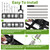 GlimHirvox Modular Lawn Leveling Rake, 30”x10” Expandable Stainless Steel