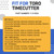 semkalo Fuel Tank Assembly, Fit for Toro TimeCutter MX, TimeCutter SS, TimeCutter SX, TimeCutter ZS Series, for Exmark Quest E/S Series - Replace 119-3324 Gas Tank with Gas Cap