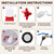 HIRALIY 2.6 Gal Automatic Chicken Watering System with 10 Nipples