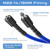 VIVIDWASH Kink Resistant 1/4" Pressure Washer Hose 50FT，3600PSI Power Washer Hose Replacement（M22-14mm）with 3/8" Quick Connect Adaptor for GreenWorks，Ryobi etc Household High-Pressure Washers