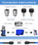 VIVIDWASH Kink Resistant 1/4" Pressure Washer Hose 50FT，3600PSI Power Washer Hose Replacement（M22-14mm）with 3/8" Quick Connect Adaptor for GreenWorks，Ryobi etc Household High-Pressure Washers