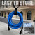 VIVIDWASH Kink Resistant 1/4" Pressure Washer Hose 50FT，3600PSI Power Washer Hose Replacement（M22-14mm）with 3/8" Quick Connect Adaptor for GreenWorks，Ryobi etc Household High-Pressure Washers
