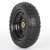 GICOOL 10" 4.10/3.50-4" Flat Free Solid Tire and Wheel for Hand Truck Dolly