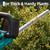Garvee 22.4" Brushless Cordless Hedge Trimmer, 3000 SPM Dual Action Blade