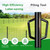 Fence Post Driver with Handle 12LB, T Post Pounder for Wire Fencing, Black