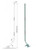 CeKay Universal Mounting Pole for Antenna & Weather Station, 1 x 49.5 in