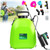 Sylsmart Battery Powered Backpack Sprayer 2.6Gallon, Electric Sprayer with 3-Adjustable Sprayings, Battery Indicator, 5 Nozzles, 41" Retractable Wand, Rechargeable Garden Sprayer for Weed, Lawn&Yard