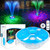 Upgraded Pool Fountain with Remote,Floating Pool Fountain with Lights-Blue