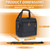 Carrying Case Compatible with BLUETTI Elite 100 V2/AC70/AC70P, Jackery 1000 v2, Power Station Travel Bag Padded with Multi-pockets for Accessories, Protective Storage Bag with Shoulder Strap & Handle