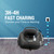 CZYBYTE Cordless Robotic Pool Cleaner, Gray