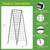 Heavy Duty Cucumber Trellis, 50" x 17" A-Frame Garden Trellis