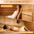 GMSXCC Sauna Backrest Infrared Accessories - 2-in-1 Adjustable Removable Bamboo Sauna Back Rest Pillow for Any Barrel or Infrared Sauna