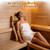 GMSXCC Sauna Backrest Infrared Accessories - 2-in-1 Adjustable Removable Bamboo Sauna Back Rest Pillow for Any Barrel or Infrared Sauna
