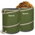 Rachmi 47 Gallon Collapsible Pop-Up Trash Can 2-Pack with Hard Bottom Green