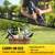 Colwelt Garden Shears Set 3Pc, 17’’ Hedge Shears Loppers for Gardening Tool