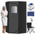 Durable and Portable pentagonal (46 x46 x67) Home Sauna Tent, Equipped with a Quick Heating steam Room, Remote Control, Folding Chairs, and Floor mats, Suitable for Indoor and Outdoor Relaxation