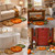 Nuanchu 17 x 28 Inch Fall Pumpkin Door Mat, Non Slip Welcome Doormat
