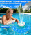 Luxfero 3 in 1 Floating Pool Water Fountain with Pool Speaker & Lights
