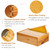 MayBee 10-Frame Beehive Box Langstroth Medium Super Bee Box for Sale Wax Coated Bee Hives Includes Wooden Frames & Waxed Foundations (Unassembled)
